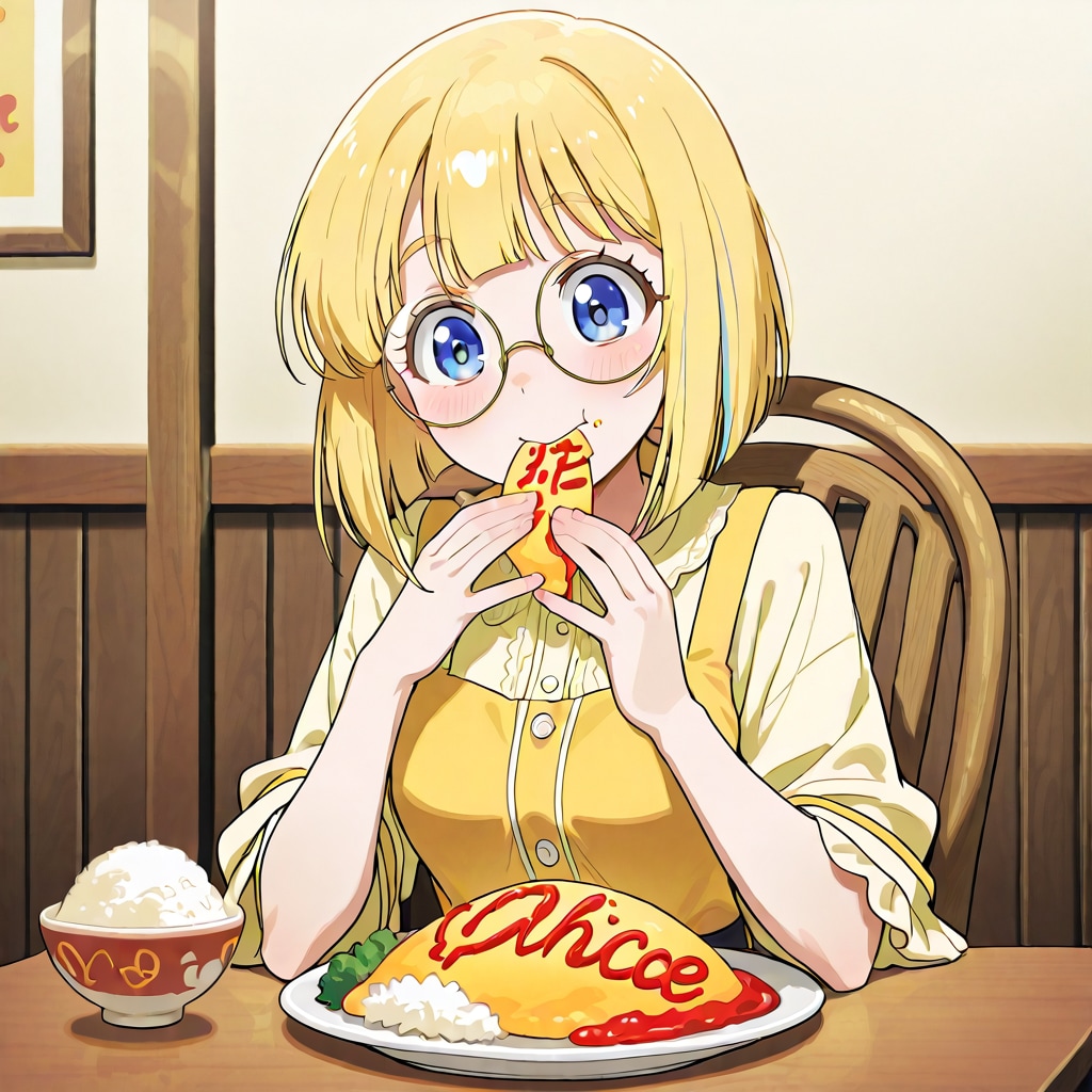 オムライスとミッシェルさん