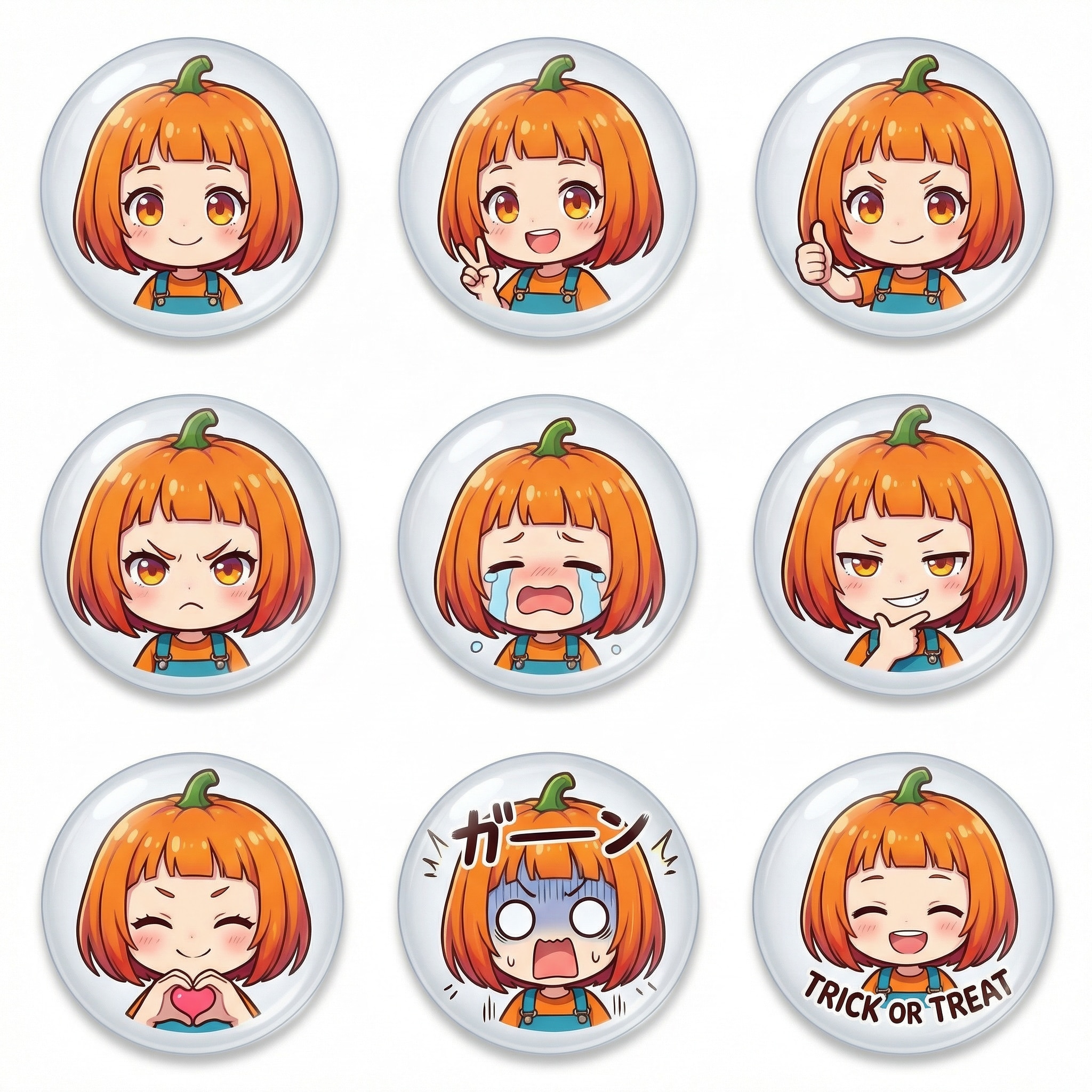 クランのポンポンドロップシール | の人気AIイラスト・グラビア