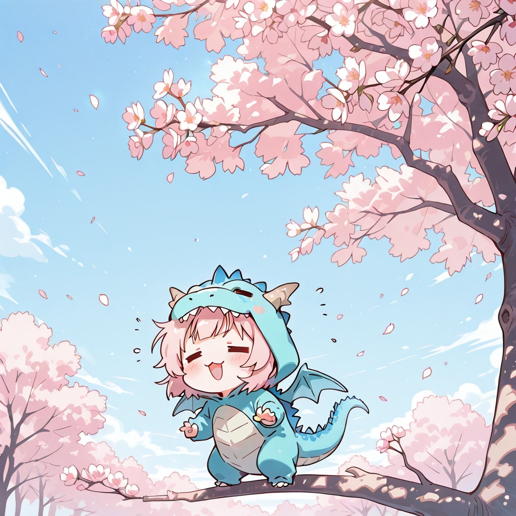 春とドラゴンちゃん