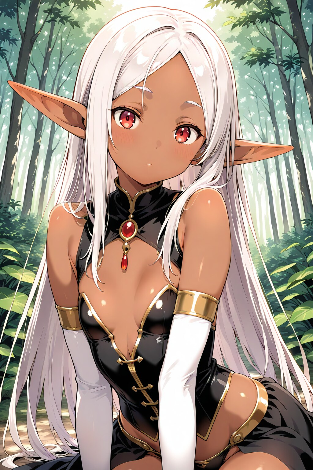 美少女ダークエルフ