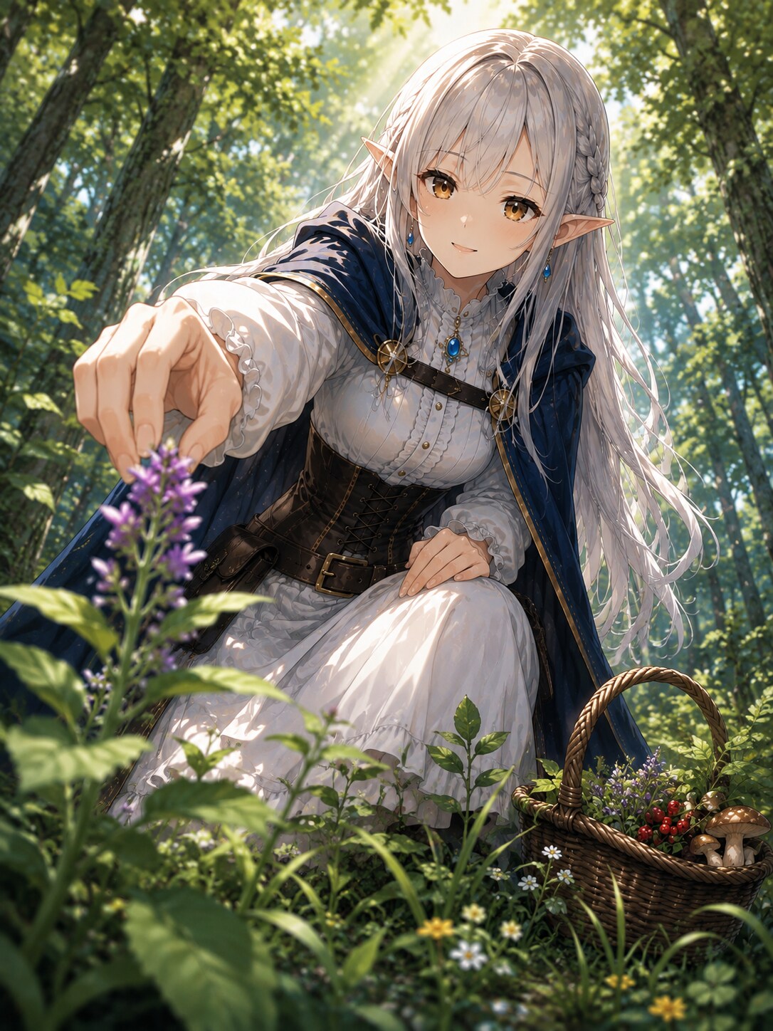 森の恵みを探して | の人気AIイラスト・グラビア