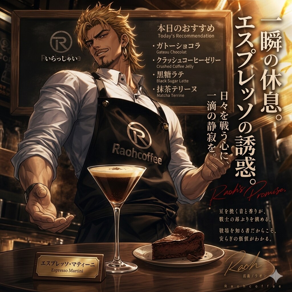 いらっしゃい、今日はエスプレッソ・マティーニだ | の人気AIイラスト・グラビア