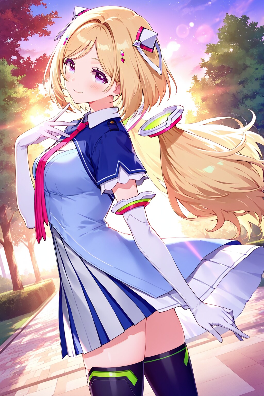 風が気持ちいいね