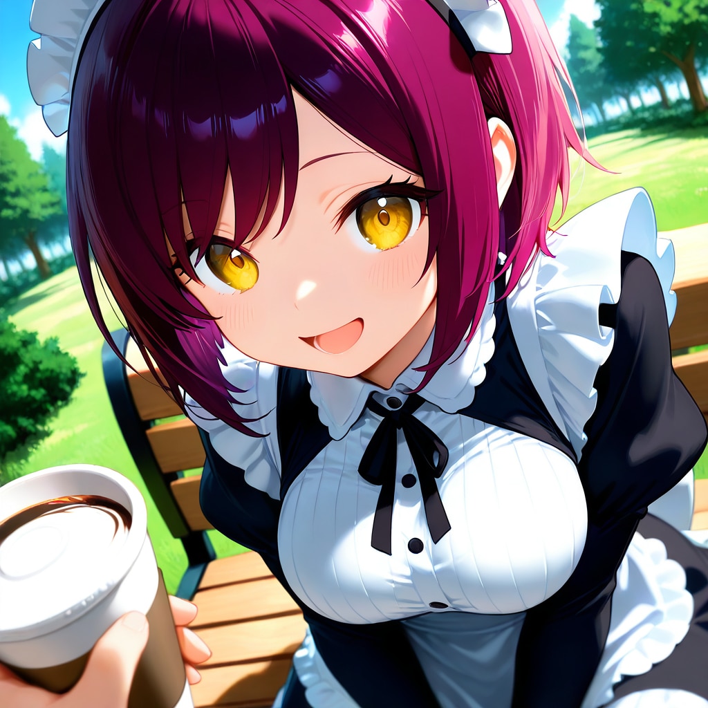 こんにちは（挨拶メイドの芽衣ちゃん）