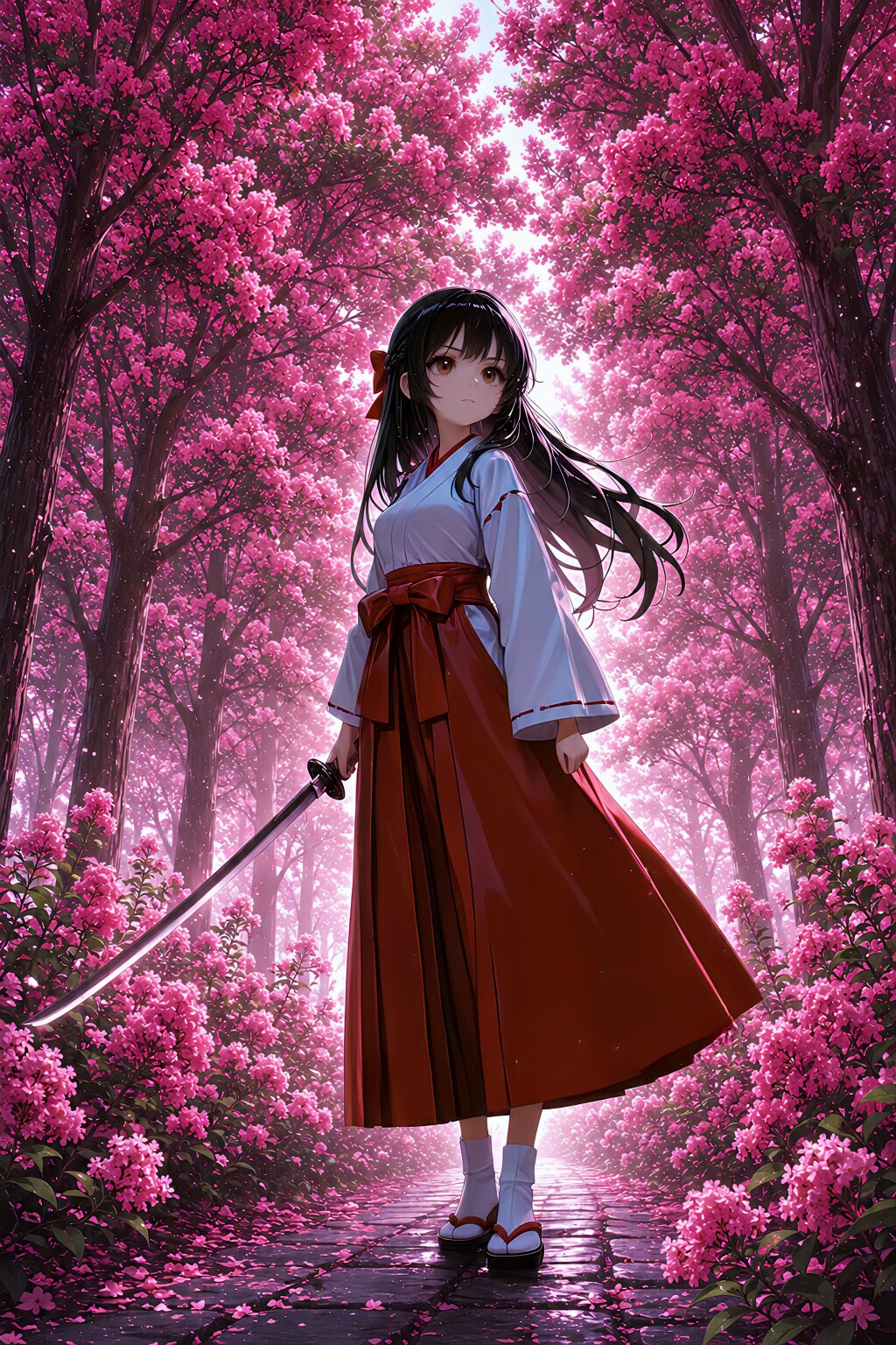 百日紅の幻花道