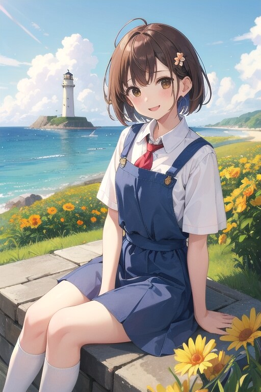 ジャンスカ制服女子ちゃん