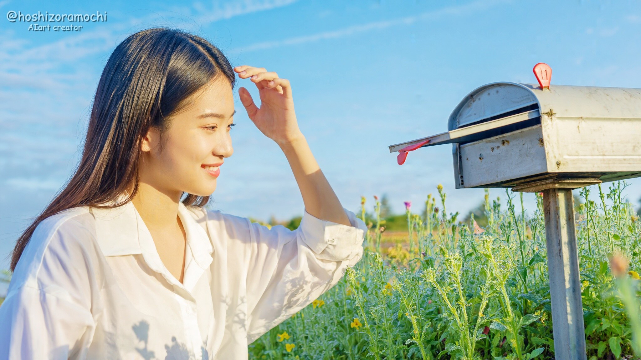 晴れた日、手紙を待ってる☁️