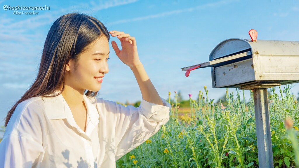 晴れた日、手紙を待ってる☁️