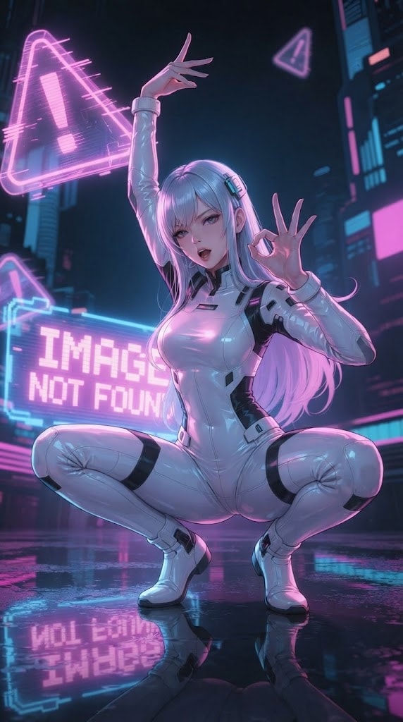 Cyber girl, all okay ✌️