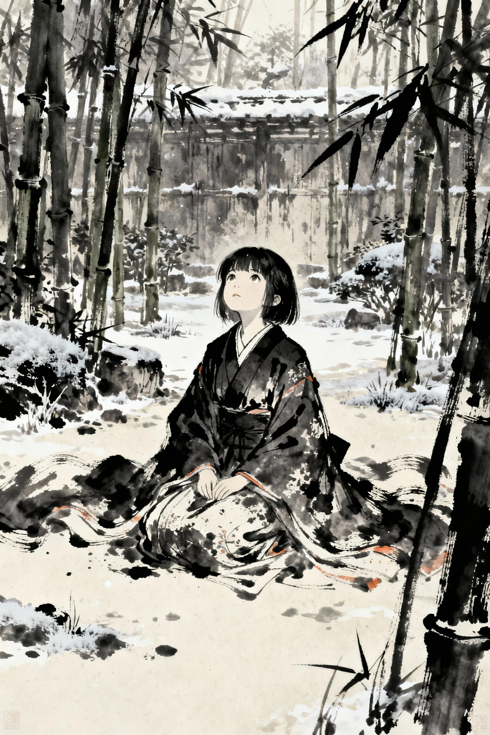 雪の庭