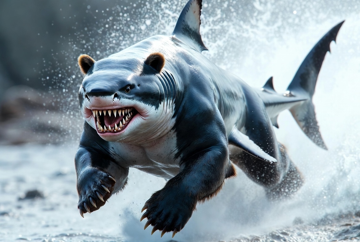 鮫🦈×熊🧸 | の人気AIイラスト・グラビア
