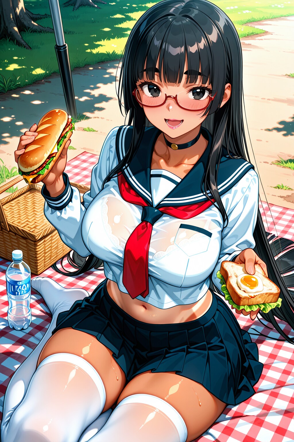 ピクニックランチ香織姉ちゃん