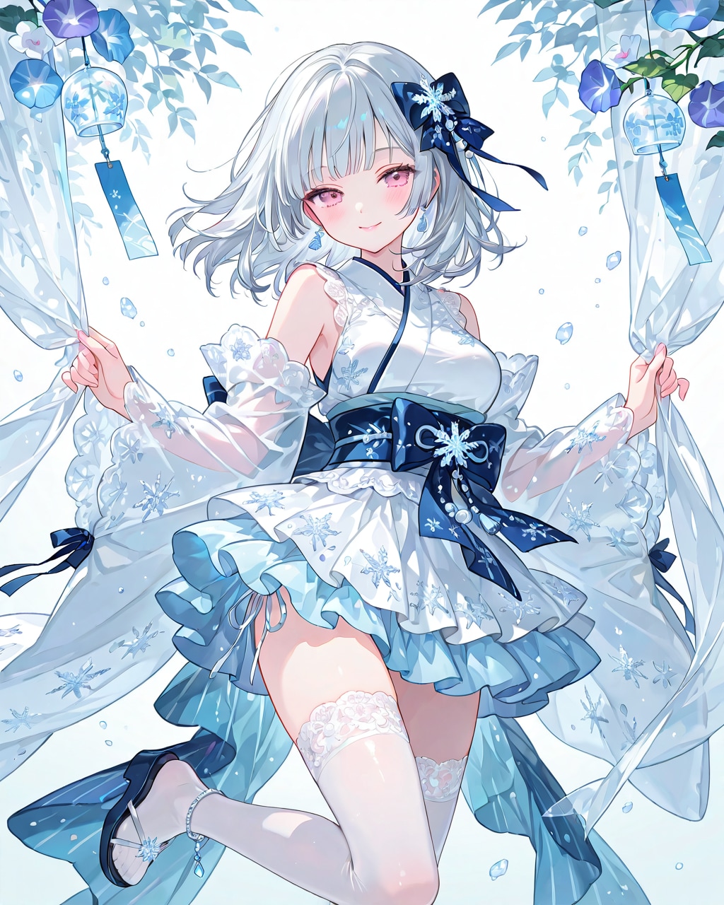 飛ぶ風鈴 | の人気AIイラスト・グラビア