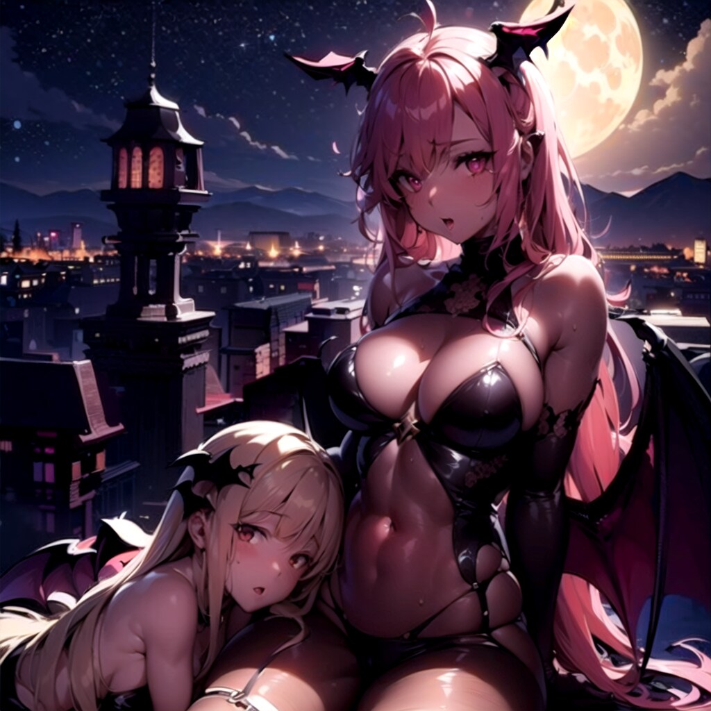 サキュバスの親子