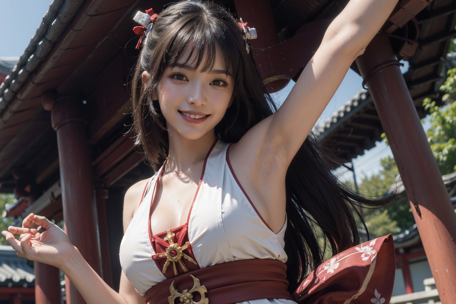 腋巫女