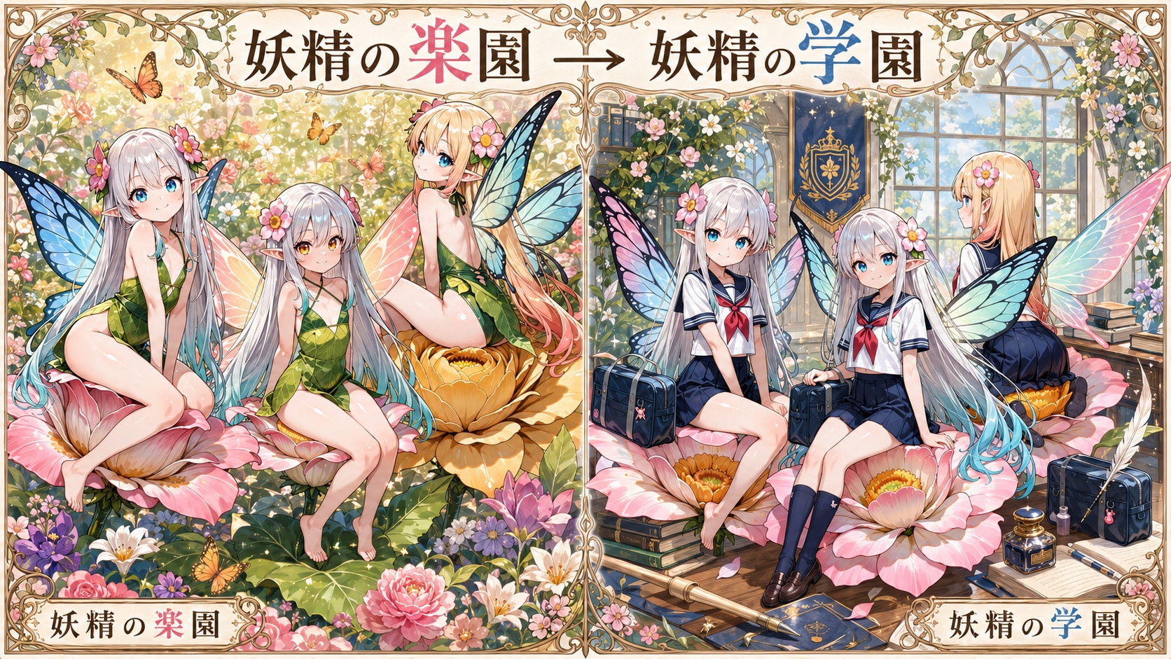 あっ、妖精の楽園が…！