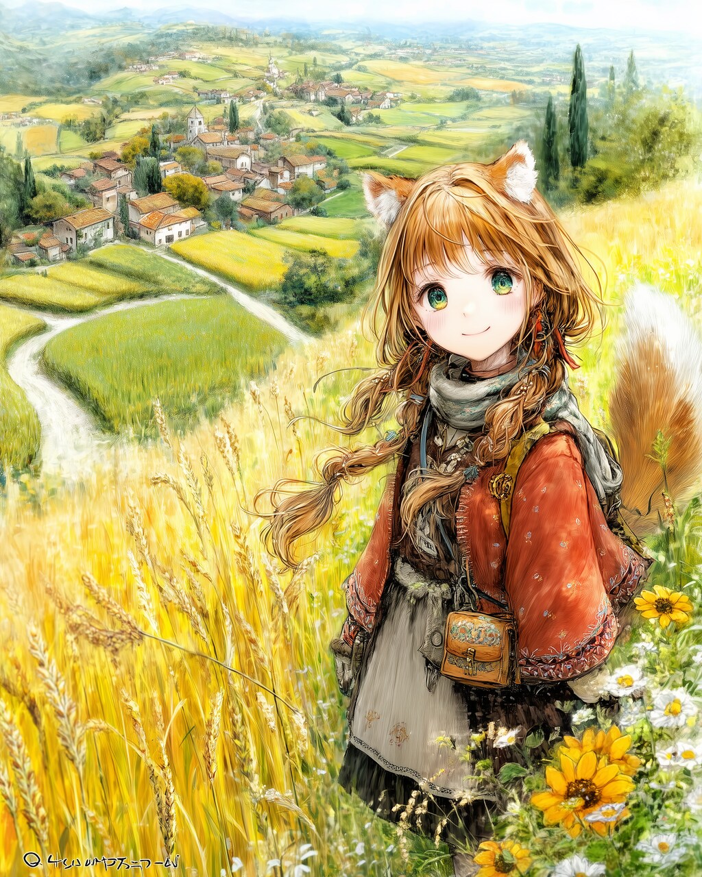 豊壌のキツネ娘