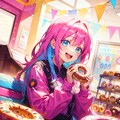 カラフルドーナツショップ 3枚目