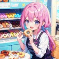 カラフルドーナツショップ 5枚目