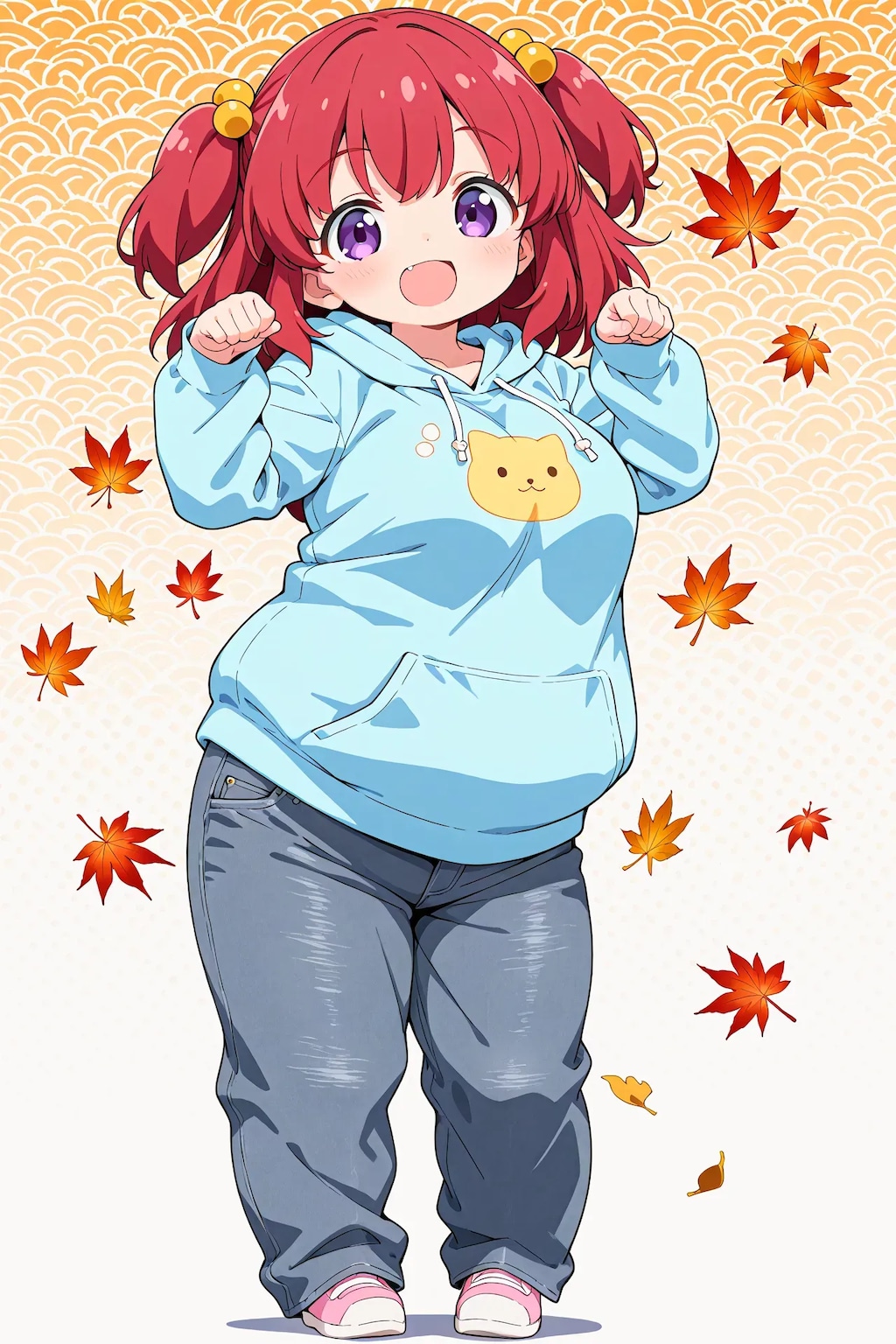 めぐみちゃんの秋コーデ