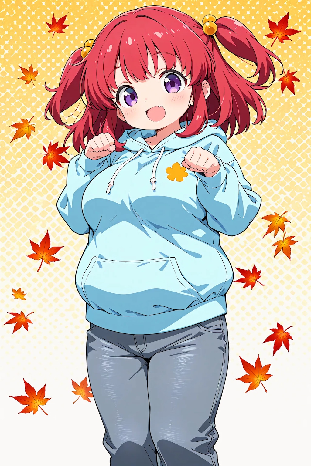 めぐみちゃんの秋コーデ