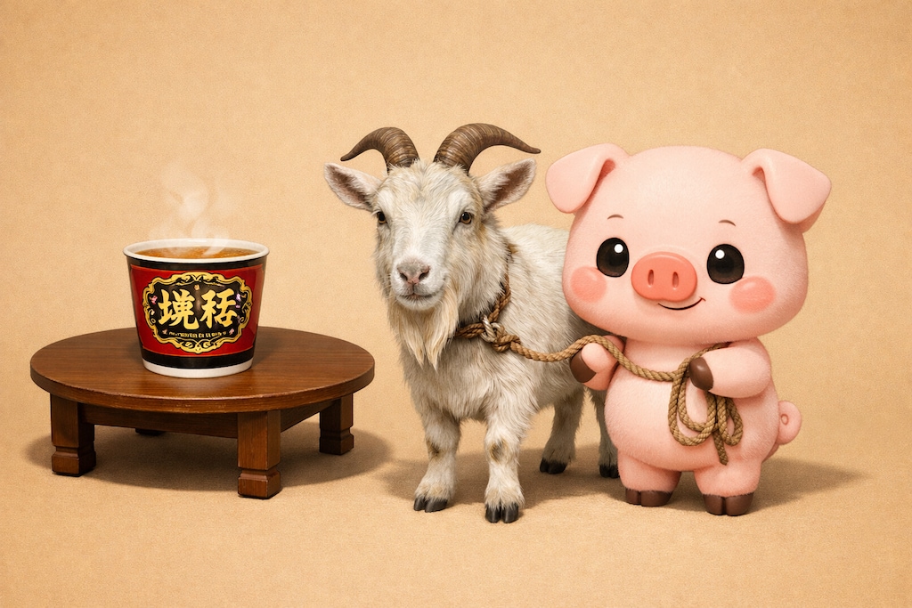 元祖焼豚 それはヤギとブタ