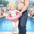 Innocent girl used by perverts at the water park 6枚目