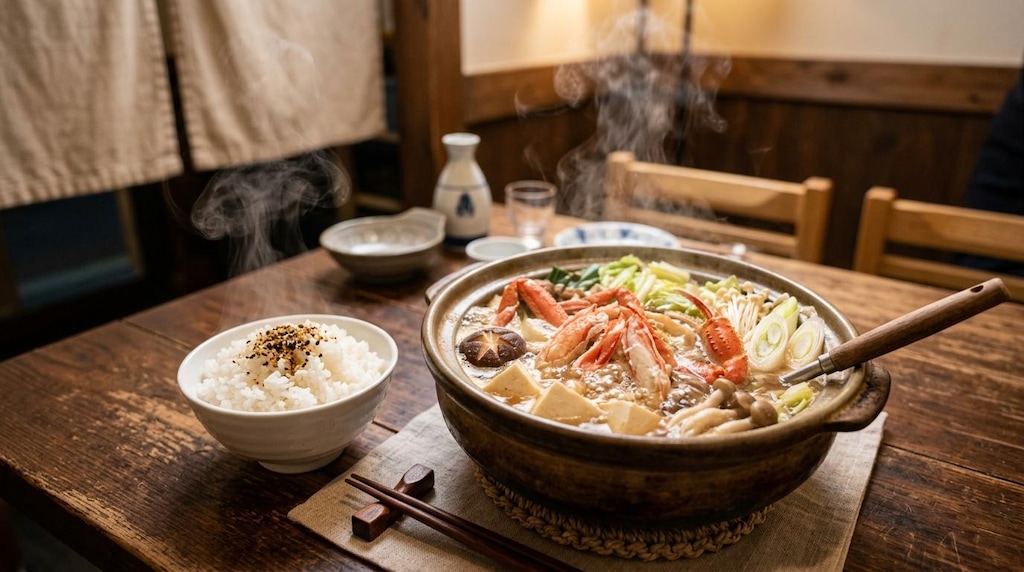 摩訶不思議食堂の蟹鍋
