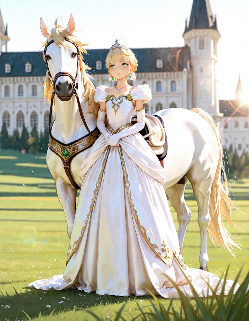 王子に女装させてみた