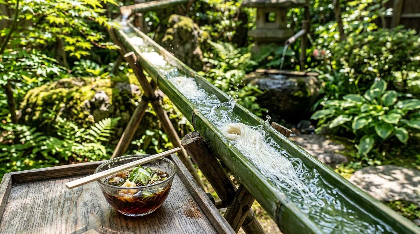 流しそうめん