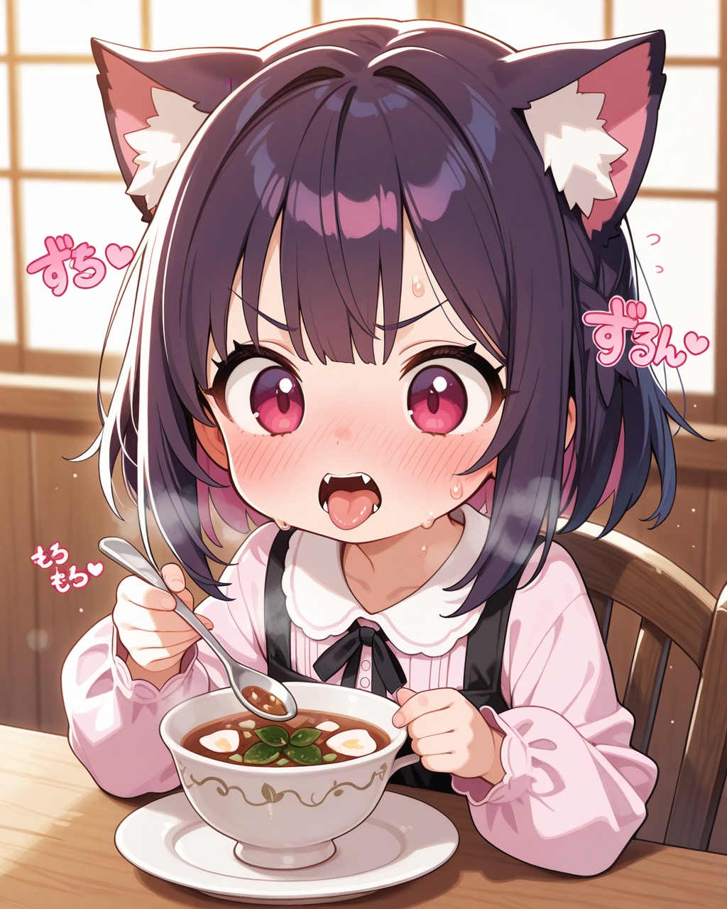 猫舌がレストランに行くと・・・・？