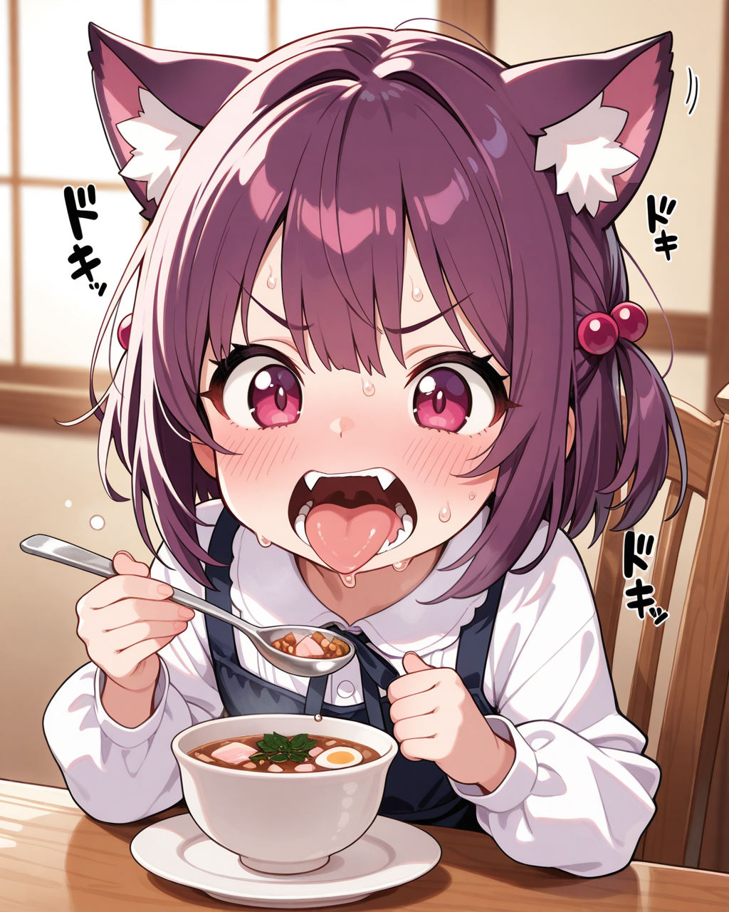 猫舌がレストランに行くと・・・・？