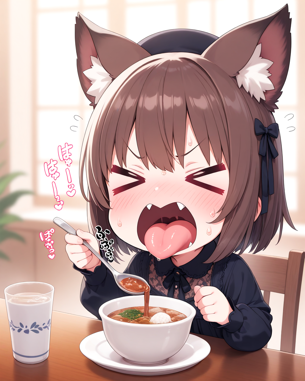 猫舌がレストランに行くと・・・・？