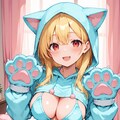 【illustrious・Lora紹介】ふわふわビキニ＆アニマルクロップドパーカー 3枚目