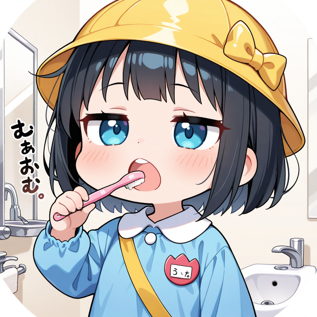 早く歯磨きしなさい！！【今日は歯ブラシ交換デー】