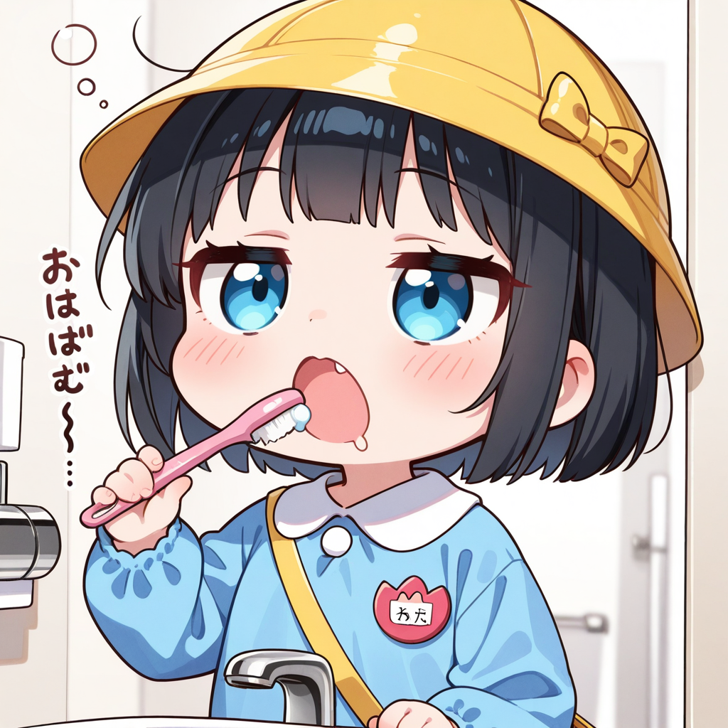 早く歯磨きしなさい！！【今日は歯ブラシ交換デー】