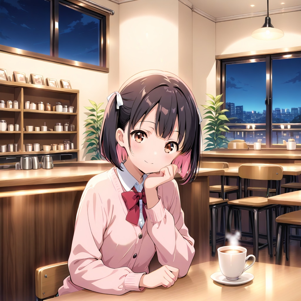 ねぇどうしたの ？一緒に飲む | の人気AIイラスト・グラビア