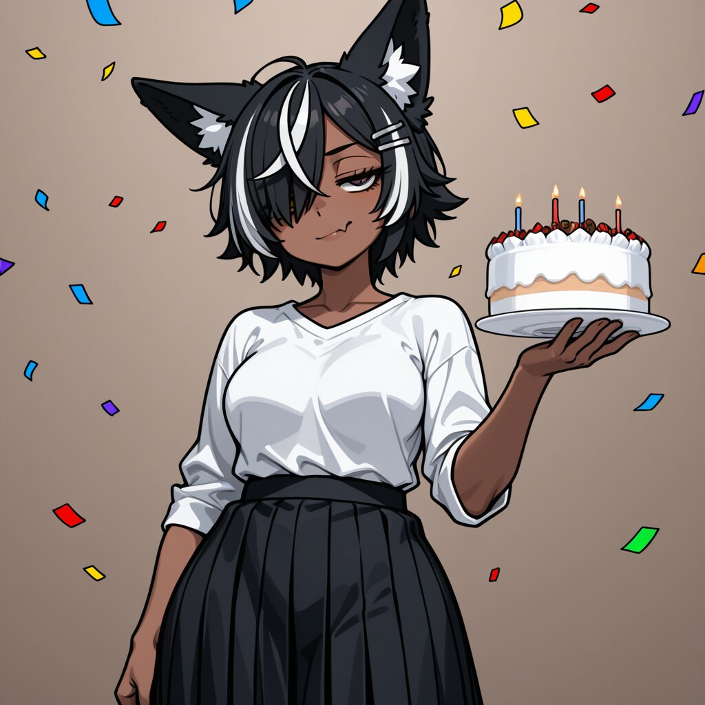 誕生日FA〜ギャル狐さん | の人気AIイラスト・グラビア