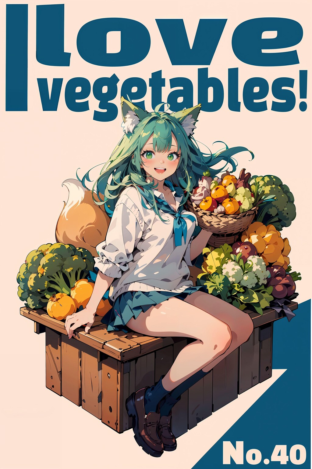 【40】High School Girl [green]