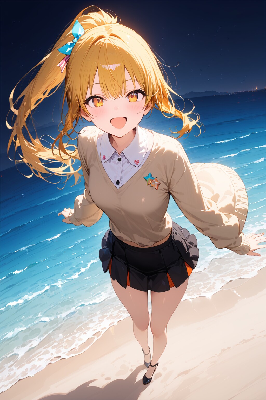 誰もいない海って、気持ちいいな。 | の人気AIイラスト・グラビア