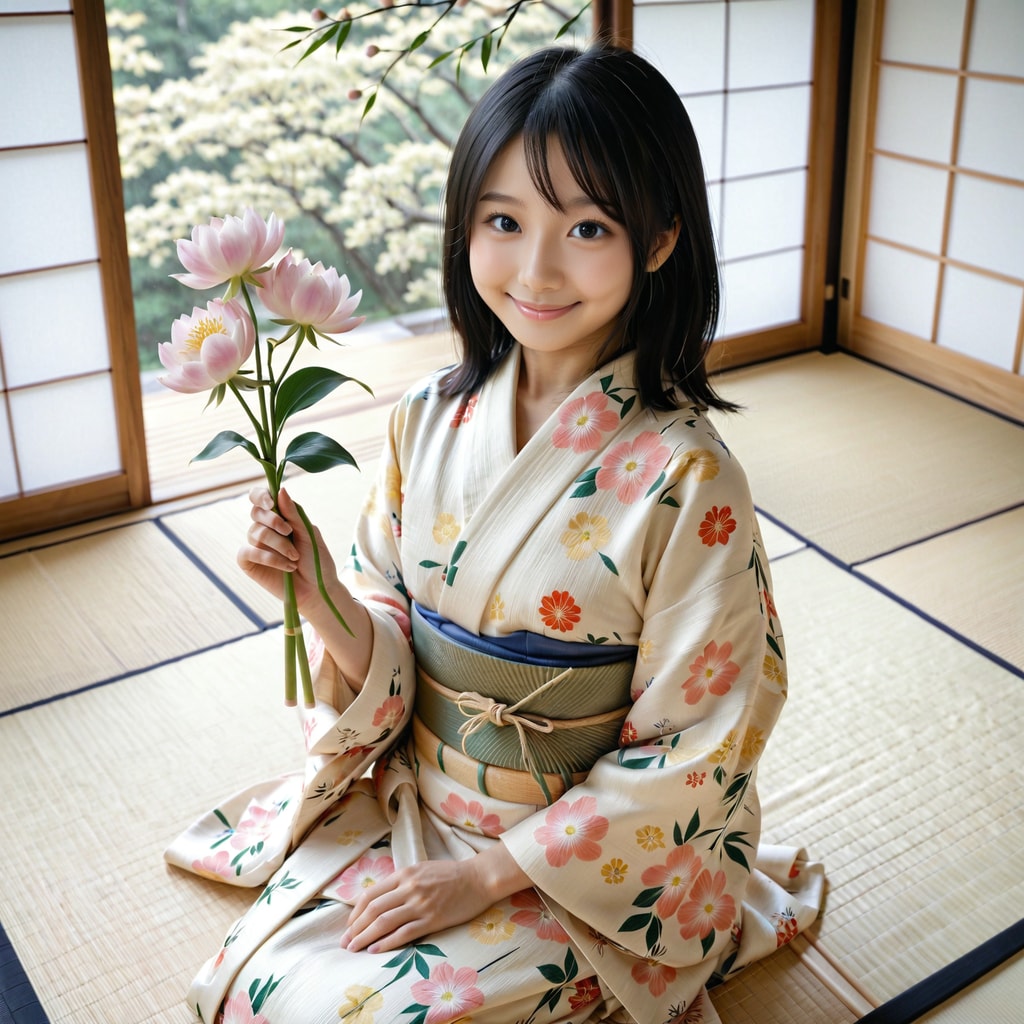 華道に挑戦です