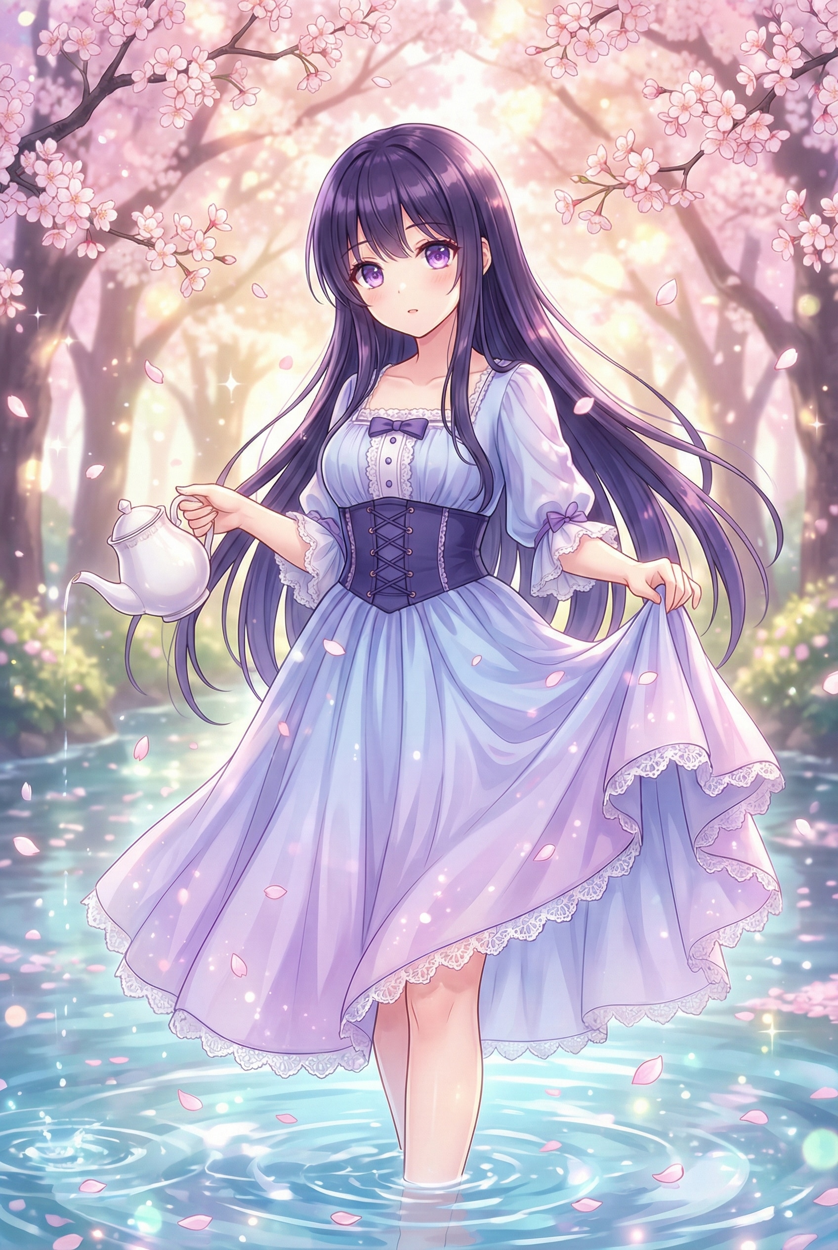 幽夢に戯れる瑠璃 | の人気AIイラスト・グラビア