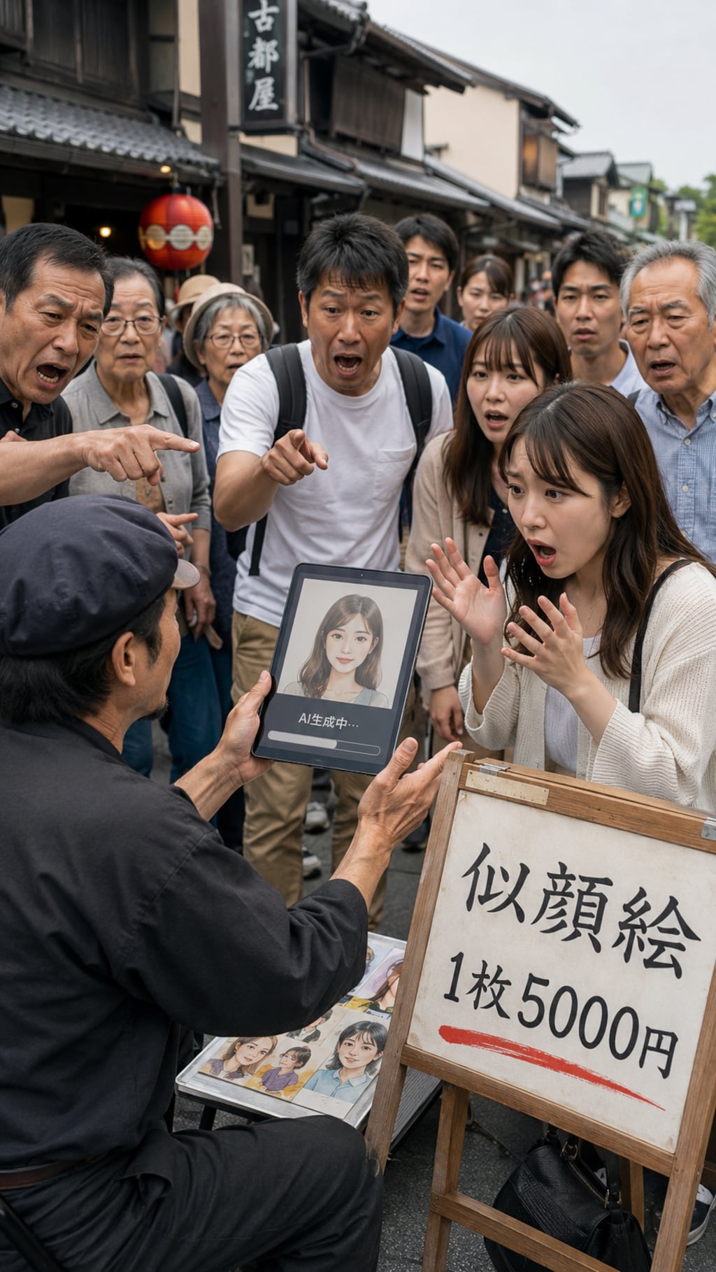 最先端の似顔絵師