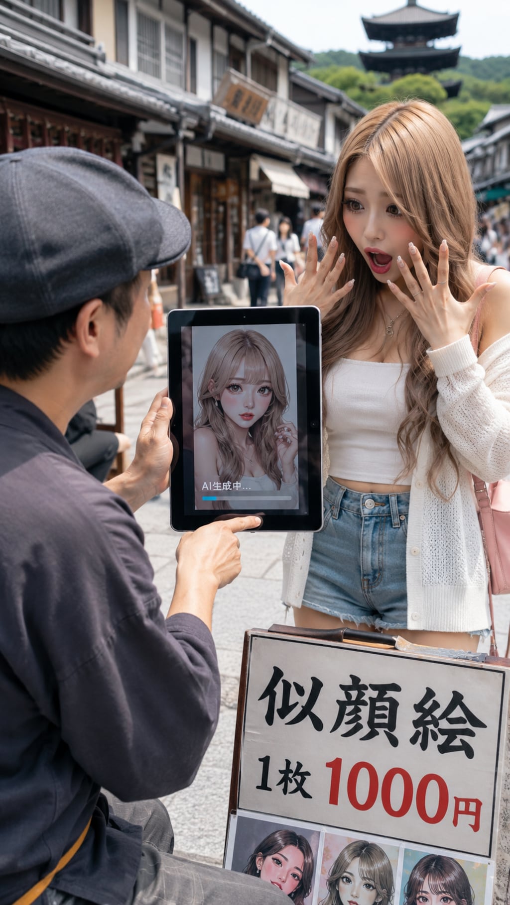 最先端の似顔絵師