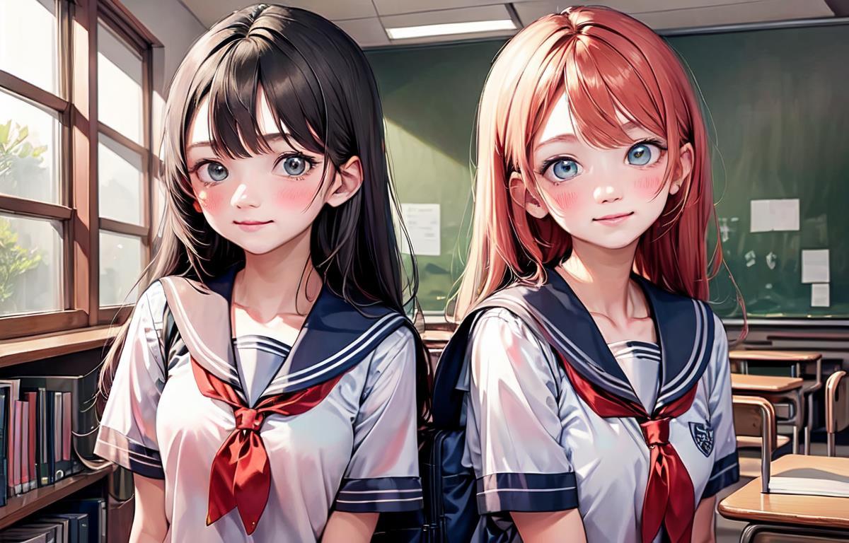 仲良し女子高生