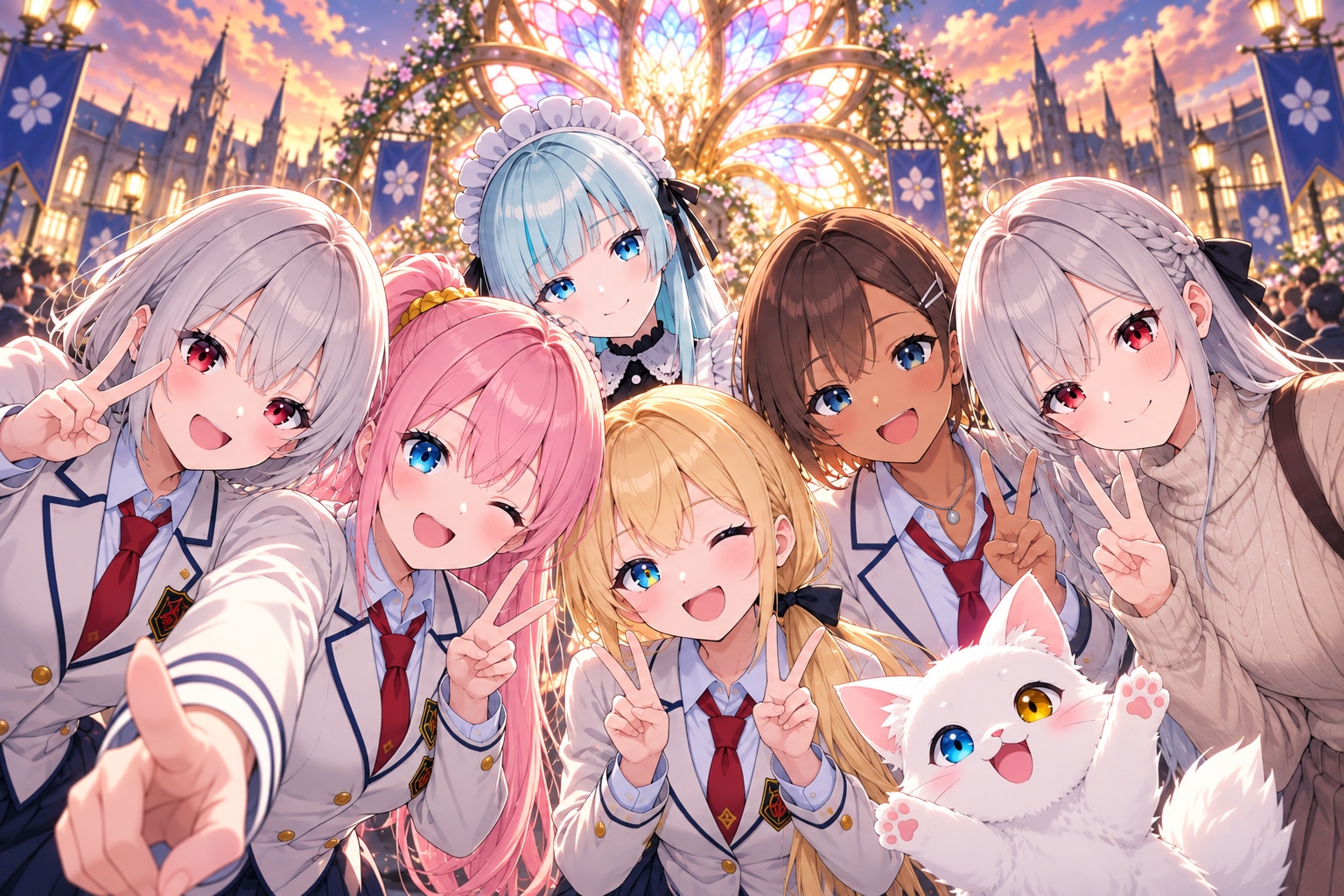 結び　咲いた花と、わたしたち。 | の人気AIイラスト・グラビア