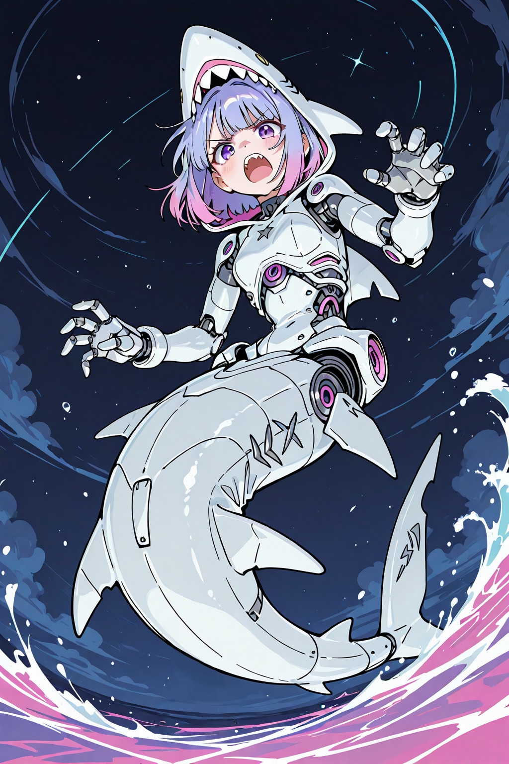ちちぷい生成メカ娘　サメ