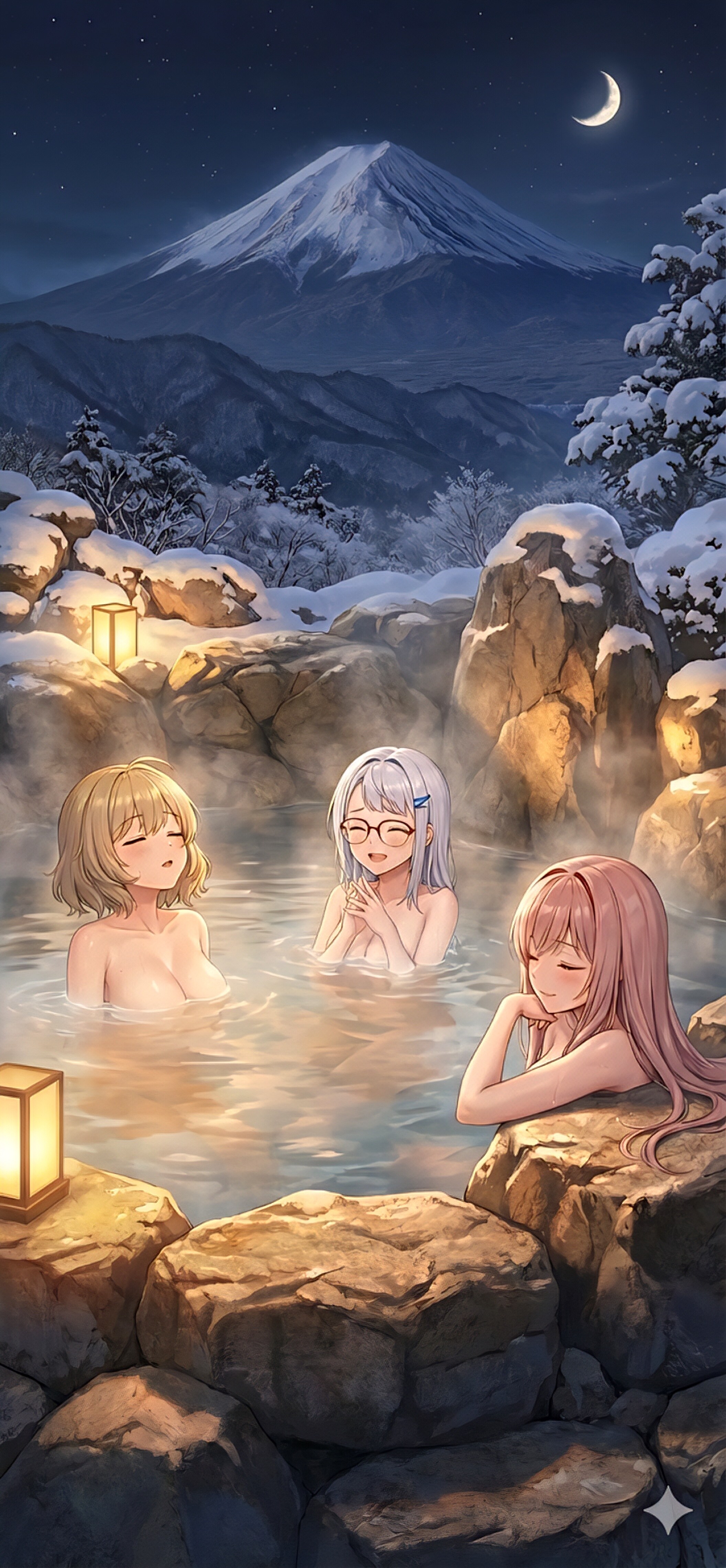雪見温泉
