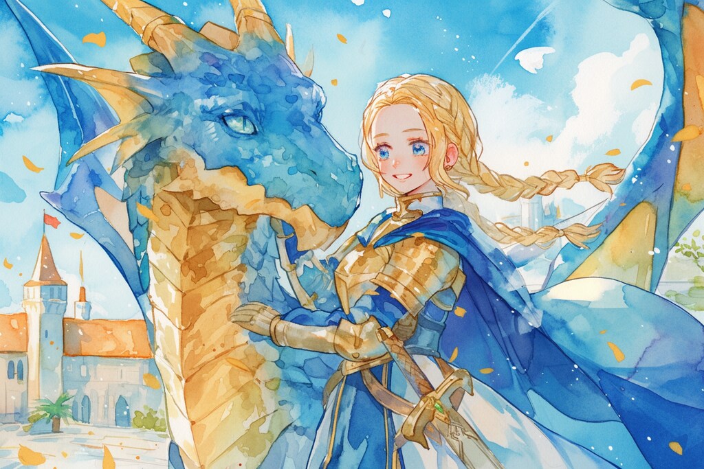 ドラゴンと少女（竜騎士）40