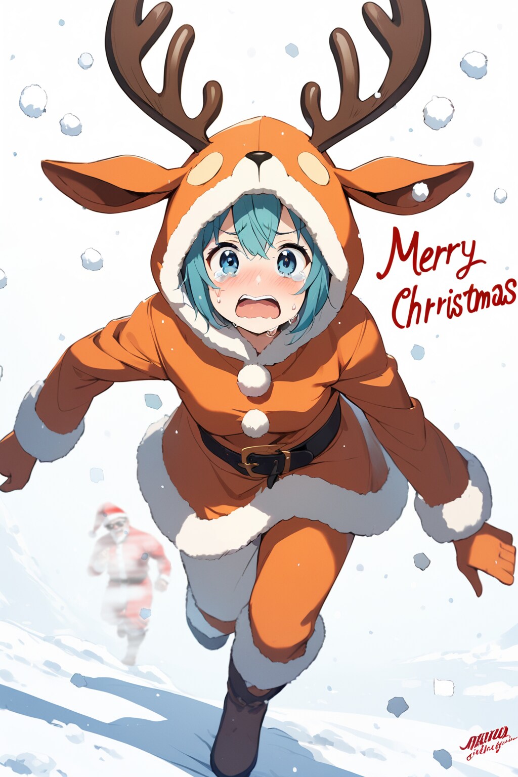 逃げろサンタだ！！サンタが来たぞ！！